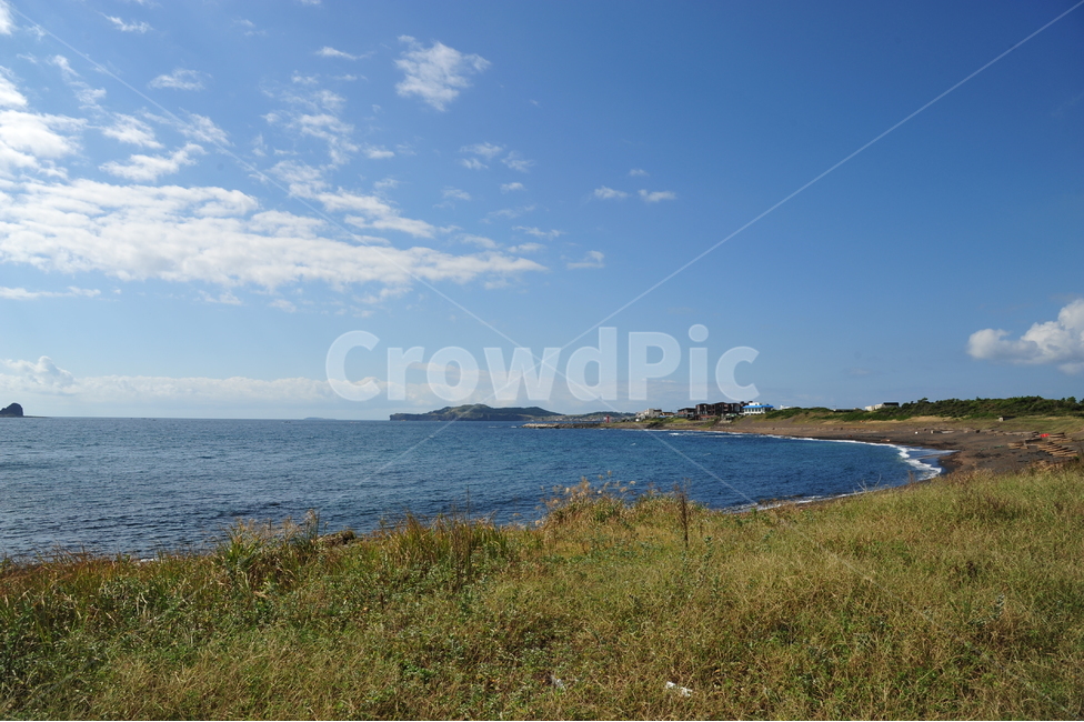 바다,산,구름,제주도,가파도,자연,풍경,nature,landscape,land,땅,outdoors,옥외,shoreline,해안선,water,물,ocean,대양,sea,coast,연안