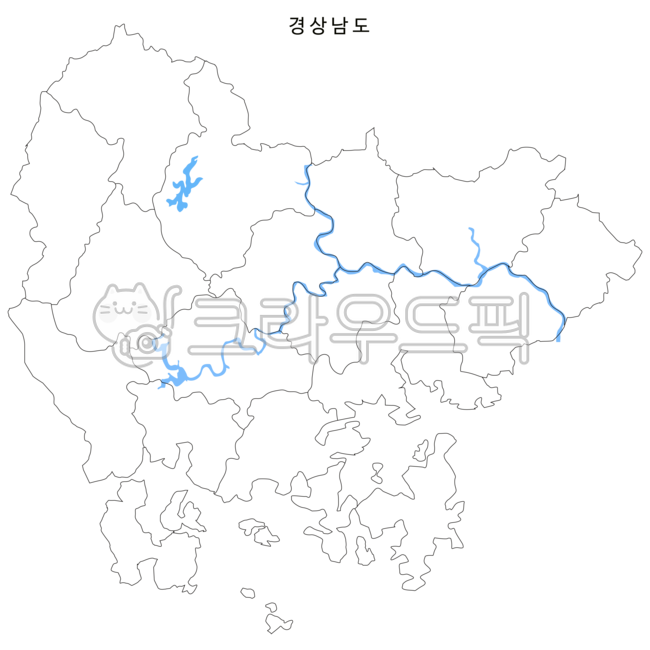 Gyeongnamdo,Gyeongnam,Gyeongnam map,Gyeongnam administrative map,Gyeongnam local government,Gyeongsangnamdo map,Namgang,Hapcheon Lake,citycounty boundary line,Gyeongsangnamdo,map,Gyeongnam area