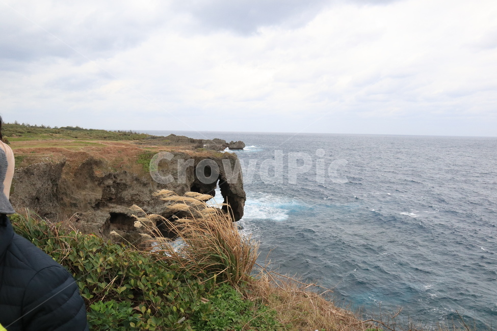 바다,만좌모,코끼리바다,오키나와,만좌모비치,자연,풍경,nature,landscape,해외,외국,세계,foreign,oversea,world,세계자연풍경,해외자연풍경,외국자연풍경,world nature landscape,outdoors,옥외,cliff,낭떠러지,promontory,곶