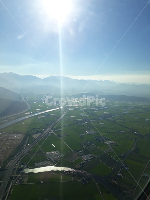 태양,하늘,밭,산,자연,지구,푸른,초록,대지,sun,sky,blue,green,nature,earth,mountain,field
