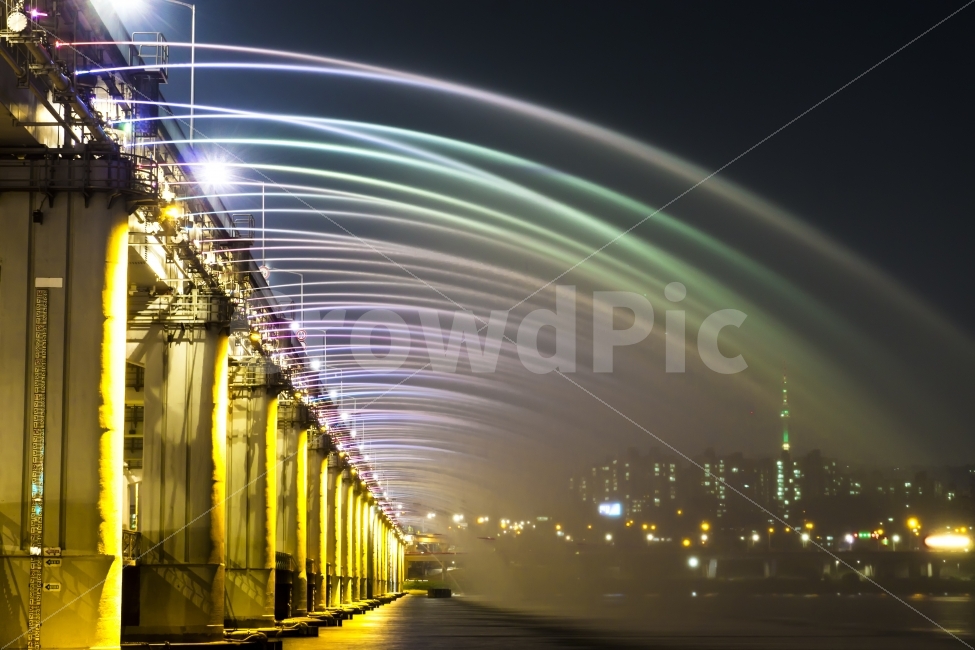 반포대교,야경,분수쇼,무지개분수,풍경,도시,풍경,city,landscape,야경,밤,nightscape,night,water,물