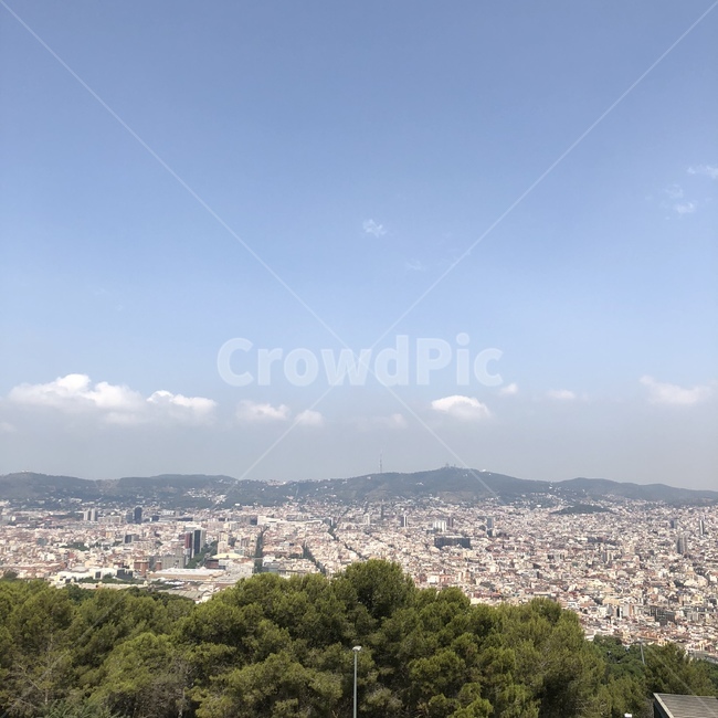 스페인,몬주익언덕,전경,배경,바르셀로나,웅장함,도시,풍경,city,landscape,해외,외국,세계,foreign,oversea,world,세계도시풍경,해외도시풍경,외국도시풍경,world cityscape,outdoors,옥외,nature,자연,scenery,경치