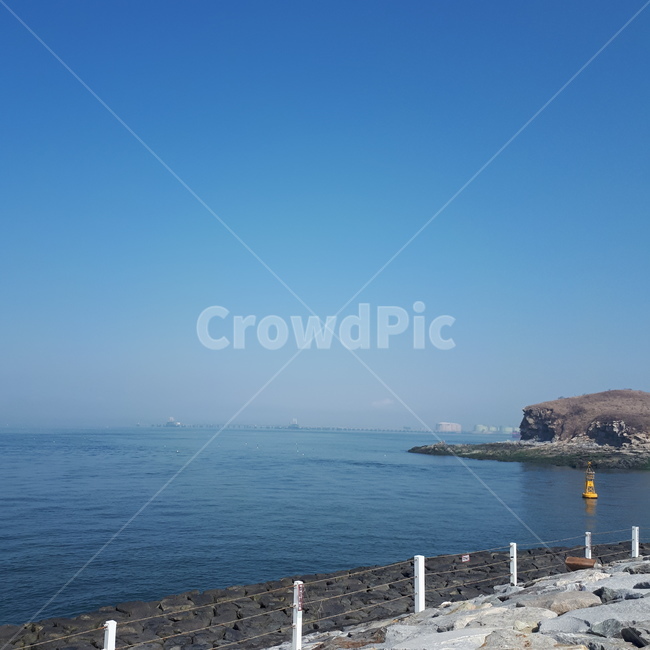 바다,섬,아침,풍경,시화호조력발전소,자연,풍경,nature,landscape,promontory,곶