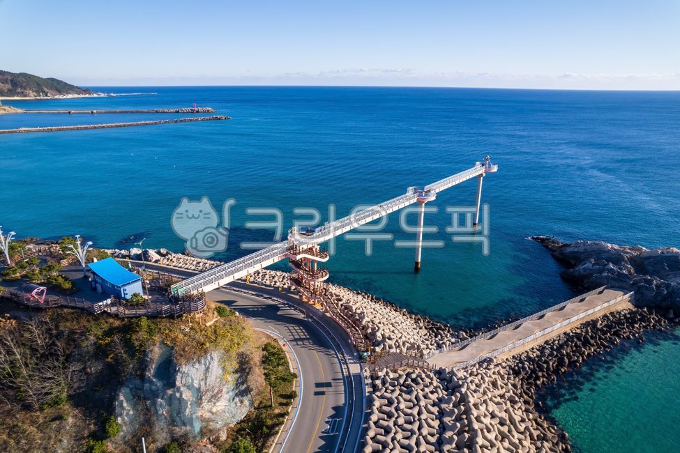 울진,후포항,스카이워크,바다전망대,전망대,파란,바다,물,해안,울진군,road,도로,bridge,다리