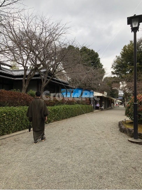 일본,유카타,기모노,산책,산보