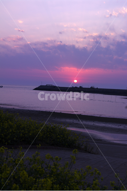 하늘,석양,노을,일몰,구름,빛,풍경,바다,sunset,안면도,꽃지해변,자연,풍경,nature,landscape,outdoors,옥외
