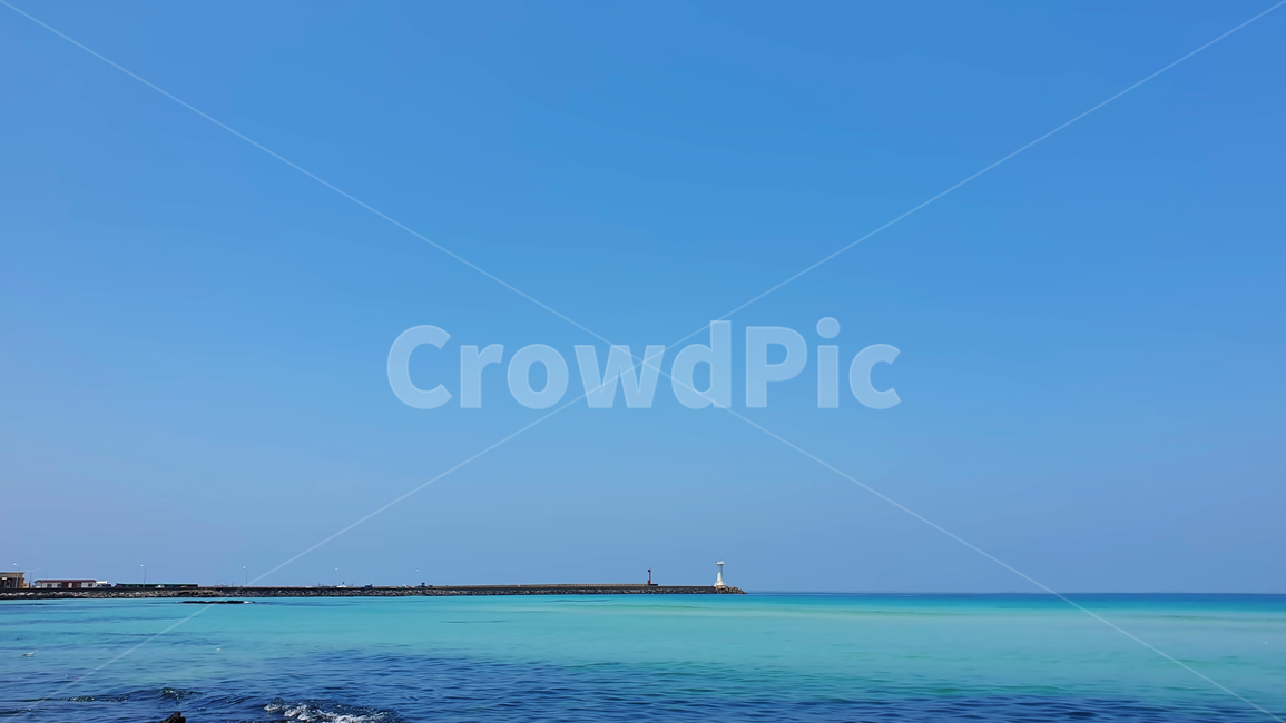 제주도바다,바다,바다등대,ocean,jejuisland,sea,bluesky,푸른하늘,청량한,시원한,세화해변,자연,속이뻥뚫리는,에메랄드빛바다,맑은바다,맑은하늘