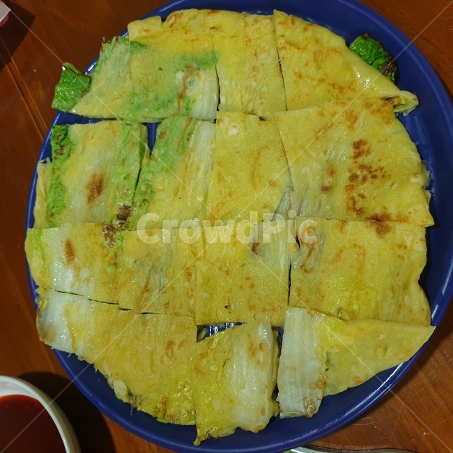 food,음식,배추전,전,접시,dish,cabbagepancake