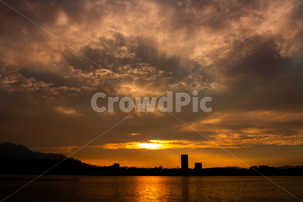 저녁,노을,석양,sunset,강,호수,풍경