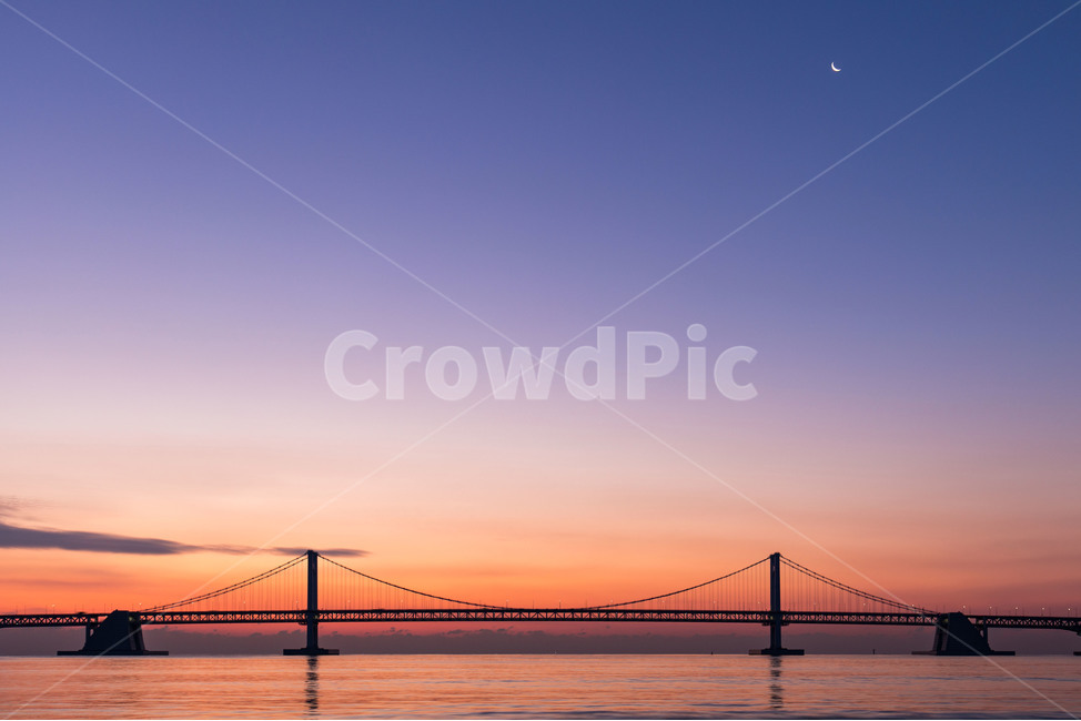 bridge,과만대교,다리,부산,풍경,일출,여명,노을,대교,광안리,해수욕장,광안대교,landscape,sunrise,daybreak,랜드마크,그라데이션,컬러,배경,아침,새벽,풍경배경,일출배경,바다배경