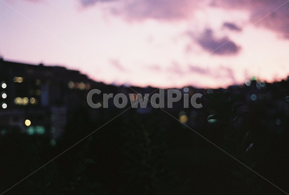 보케,보라,일몰,sunset,풍경,하늘,필름사진,감성사진