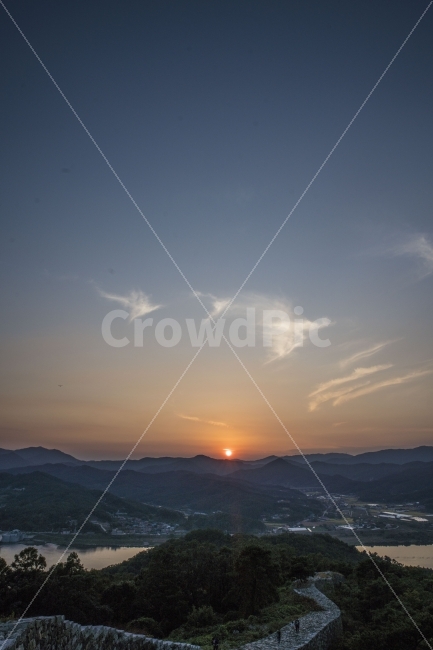 풍경,일몰,저녁,시골,그라데이션,자연,풍경,nature,landscape,한국자연풍경,한국자연경관,korea nature landscape,시골,마을,country,rural,town,outdoors,옥외