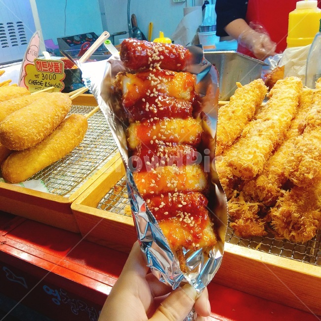 소떡소떡,떡꼬치,길거리음식,간식,핫도그,food,hotdog