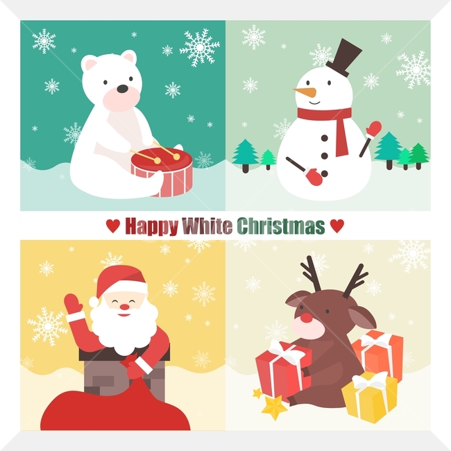 곰,드럼,북,눈사람,눈결정,산타,산타클로스,굴뚝,사슴,루돌프,선물상자,겨울,크리스마스,겨울,계절,winter,season,기념일,축하,anniversary,congratulation,celebrate,celebration,메리크리스마스,성탄절,merry christmas,그래픽,일러스트레이션,graphic,illustration