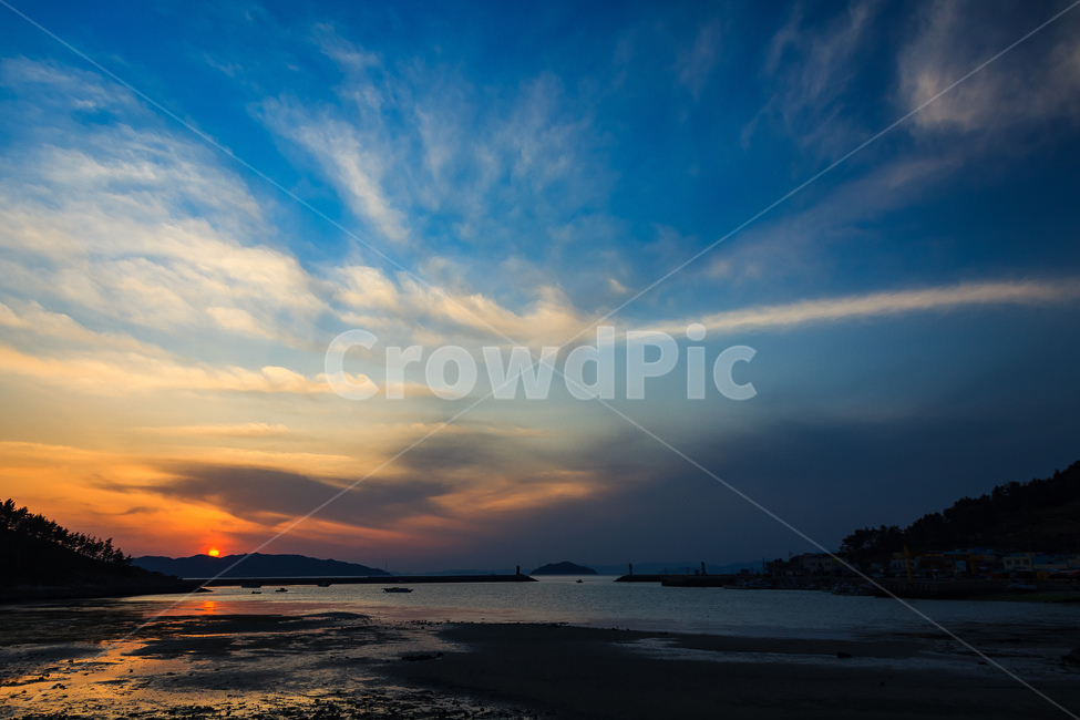 바닷가,일몰,노을,바다,청산도,자연,풍경,nature,landscape,outdoors,옥외,sky,하늘,dusk,황혼,sunset,dawn,새벽,red sky,붉은 하늘