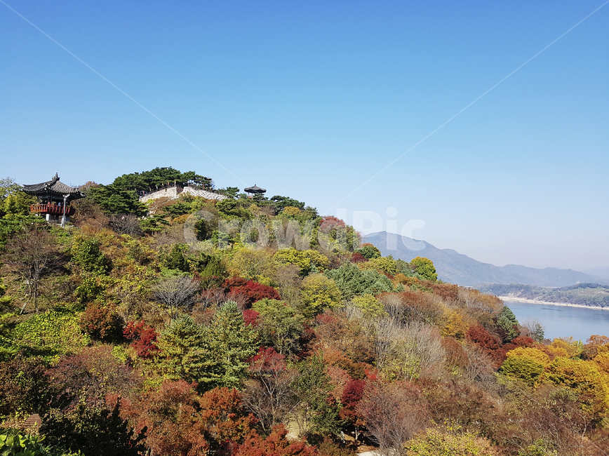자연,하늘,가을,단풍,역사,문화,컬러,깨끗한,맑음,날씨,파란,한국,산,휴가
