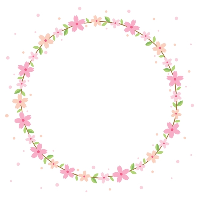봄,꽃,벚꽃,분홍,식물,자연,프레임,디자인,원,동그라미,잎,계절,일러스트,spring,flower,season,design,frame,template,템플릿,배너,banner,plant,nature,circle,pink,cherryblossom,illustration,vector,그래픽,일러스트레이션,graphic,illustration