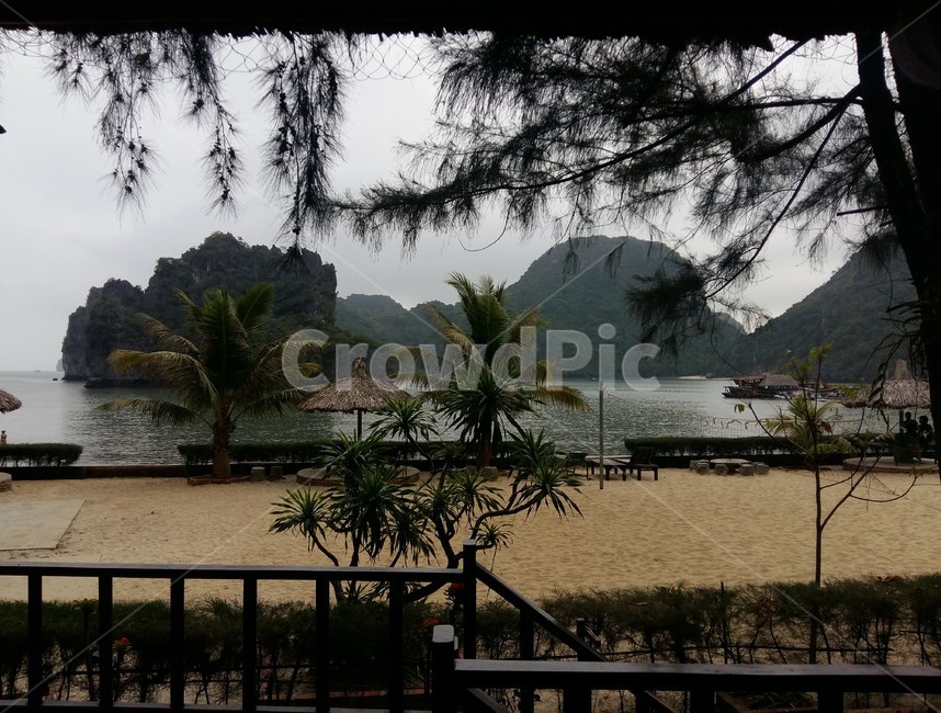 해변,리조트,여행,휴식,깟바섬,해변,바다,beach,sea