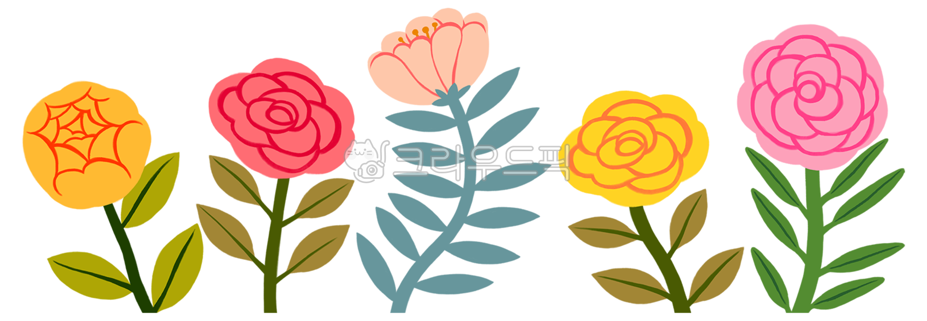 디자인소스,꽃,꽃일러스트,floraldesign,플로랄디자인,일러스트,일러스트레이션,스티커,누끼,다이어리꾸미기,다이어리,다꾸,illust,illustration