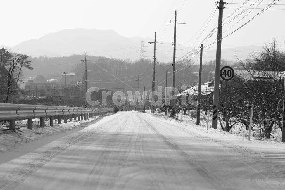길,눈,흑백,시골,풍경,시골,마을,풍경,landscape,country,rural,town,흑백,모노톤,monochrome,black and white