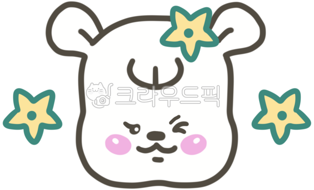 윙크,찡긋,wink,눈짓,눈,eye,표정,표현,expression,토끼