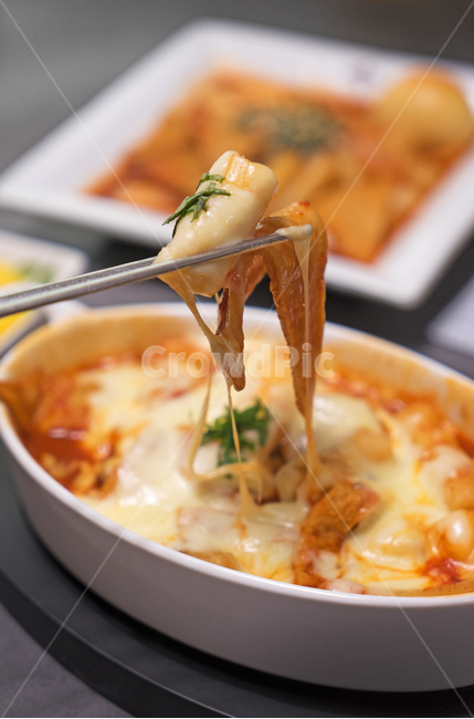 Cheese Tteokbokki,fish cake,rice cake,Fish cake,tteokbokki,Cheese dishes,cooking,snack bar,food,cheese