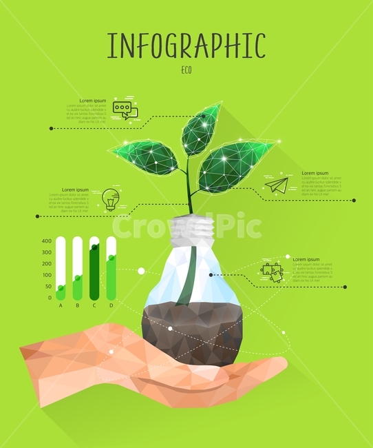 인포그래픽,에코,환경,전구,손,흙,새싹,식물,자연,아이콘,라인아이콘,산업,industry,industrial,에너지산업,energy industry,그래픽,일러스트레이션,graphic,illustration