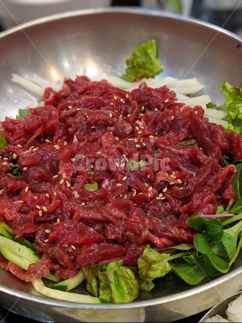 육회,육회비빔밥,한국음식,음식,고기,소고기,beef,beeftartar,koreanfood