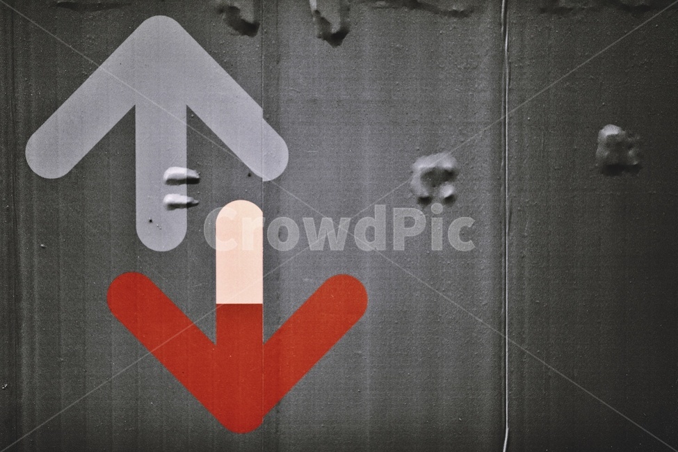 화살표,위,아래,방향표시,updown,arrow,색깔,색상,색채,색감,color sense,color sensitivity,feeling of color