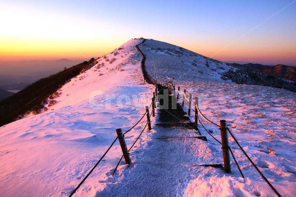 소백산,설경,일출,풍경,겨울,겨울,계절,winter,season,자연,풍경,nature,landscape,한국자연풍경,한국자연경관,korea nature landscape,banister,난간,handrail,railing,outdoors,옥외