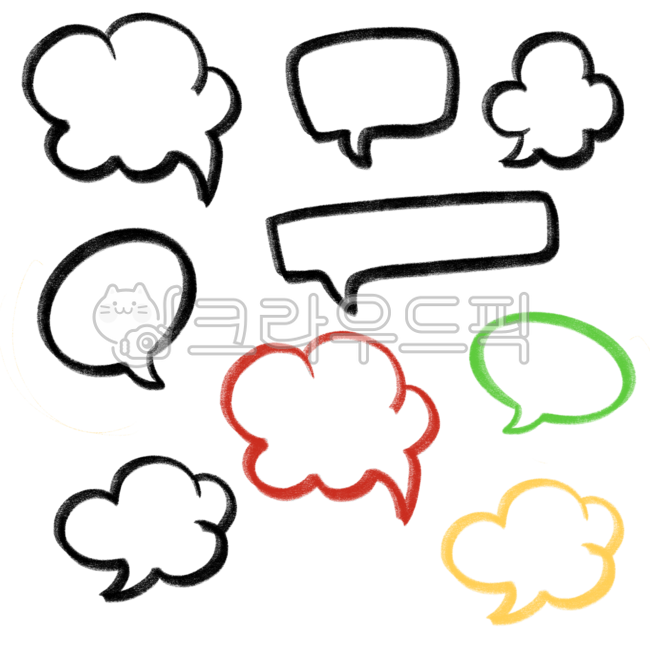말풍선일러스트,말풍선png,말주머니,손그림말풍선,말주머니png