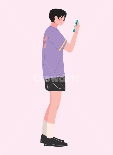 스마트폰,사람,현대,일러스트,컨셉,중독,사용,들고있는,젊은,벡터,디자인소스,휴대폰,핸드폰,sns,전화기,남자,사람,인물,인간,human,person,그래픽,일러스트레이션,graphic,illustration