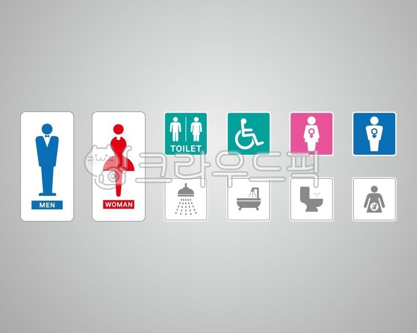 화장실,화장실표지판,장애인화장실,표지판,샤워,욕실,샤워실,여자화장실,남자화장실,공공장소,안내