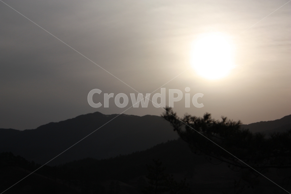 산,하늘,역광,자연,경치,자연,풍경,nature,landscape,outdoors,옥외,weather,날씨