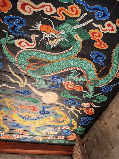 용,천장,한국,동양,남대문