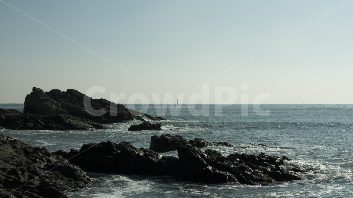 바다,수평선,푸른,바위,하늘,색감,감성,미포,파도,beach,ocean,blue,자연,풍경,nature,landscape,promontory,곶,outdoors,옥외,water,물,대양,sea