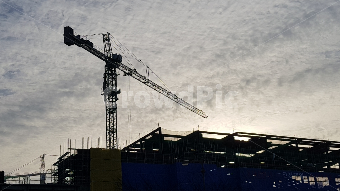 크레인,공사장,타워크레인,작업,일,현장,노동,건설,산업,industry,industrial,건설업,건축업,construction industry