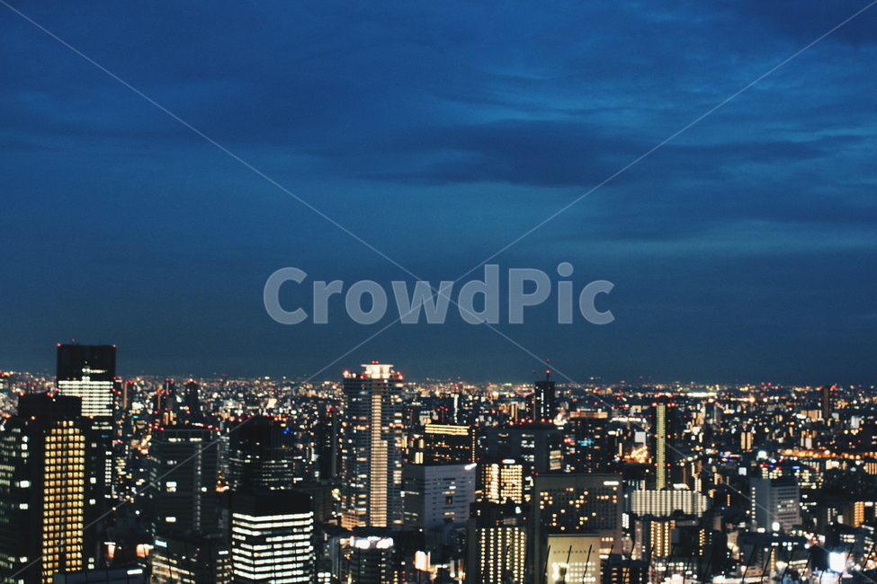 night view,Japanese night view,sight,dinner,Observatory
