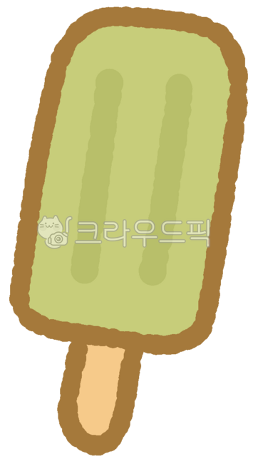 아이스크림,일러스트,귀여운,손그림,스티커,다꾸,녹차아이스크림,말차아이스크림,말차맛,녹차맛