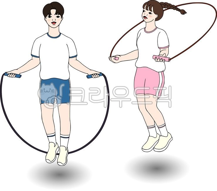 줄넘기,줄넘기그림,줄넘기일러스트,운동,점프,점프하는,다이어트,운동용품,스포츠,스포츠용품,줄넘기하는,줄넘기하는몬습,운동하는,운동하는모습