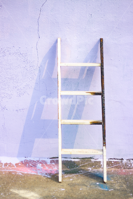 ladder,Violet,color,Emotion,rooftop,Painting