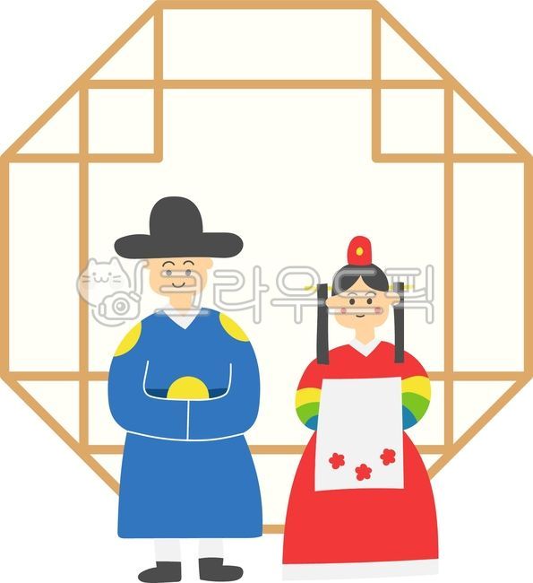 Traditional wedding,Hanbok,International marriage,Marriage,Wedding,Korea,Republic of Korea,Marriage,Wedding ceremony,Wedding,Invitation,Mobile invitation,Self invitation,Self wedding,Couple,Couple,Invitation decoration,Groom,Bride