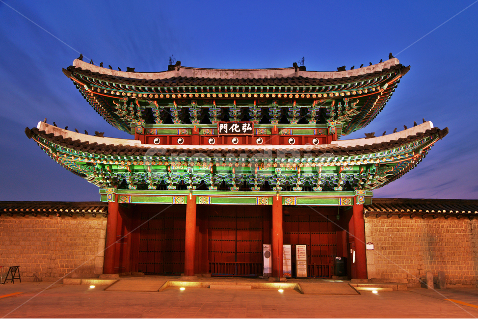홍화문,창경궁,보물제384호,궁궐,전각,궁궐문,궁문,조선시대,야경