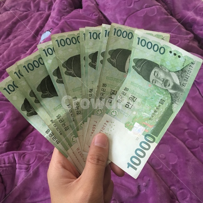 만원,현금,지폐,돈부채,십만원,한국돈,만원짜리,현금부채,알바비,세뱃돈,한국화폐,한화,원,부자,한국은행,세종대왕,만원지폐