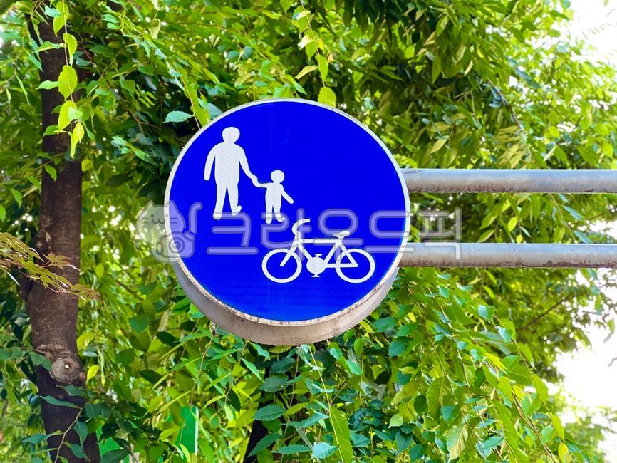 표지판,도보사인,자전거도로,sign,상징,symbol,어린이보호구역