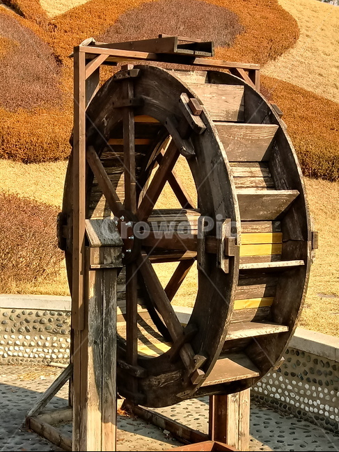 나무,물레방아,바퀴,wood,목판