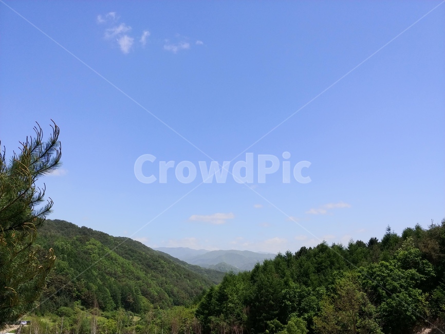 산,하늘,파란,푸른,맑은날