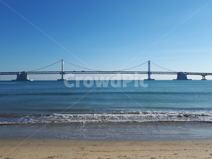 해운대,광안대교,다리,부산,바다