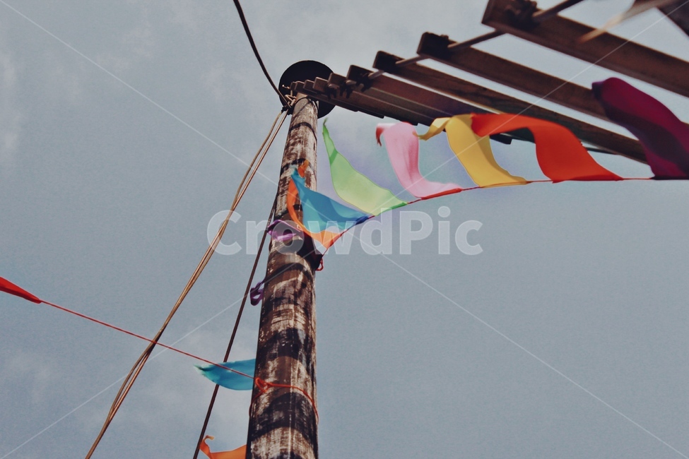 하늘,깃발,sky,flag,선상