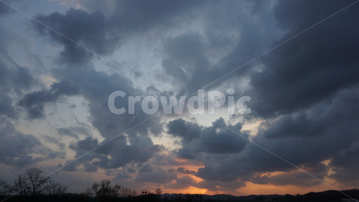 구름,노을,하늘,뭉게구름,cloud,저녁